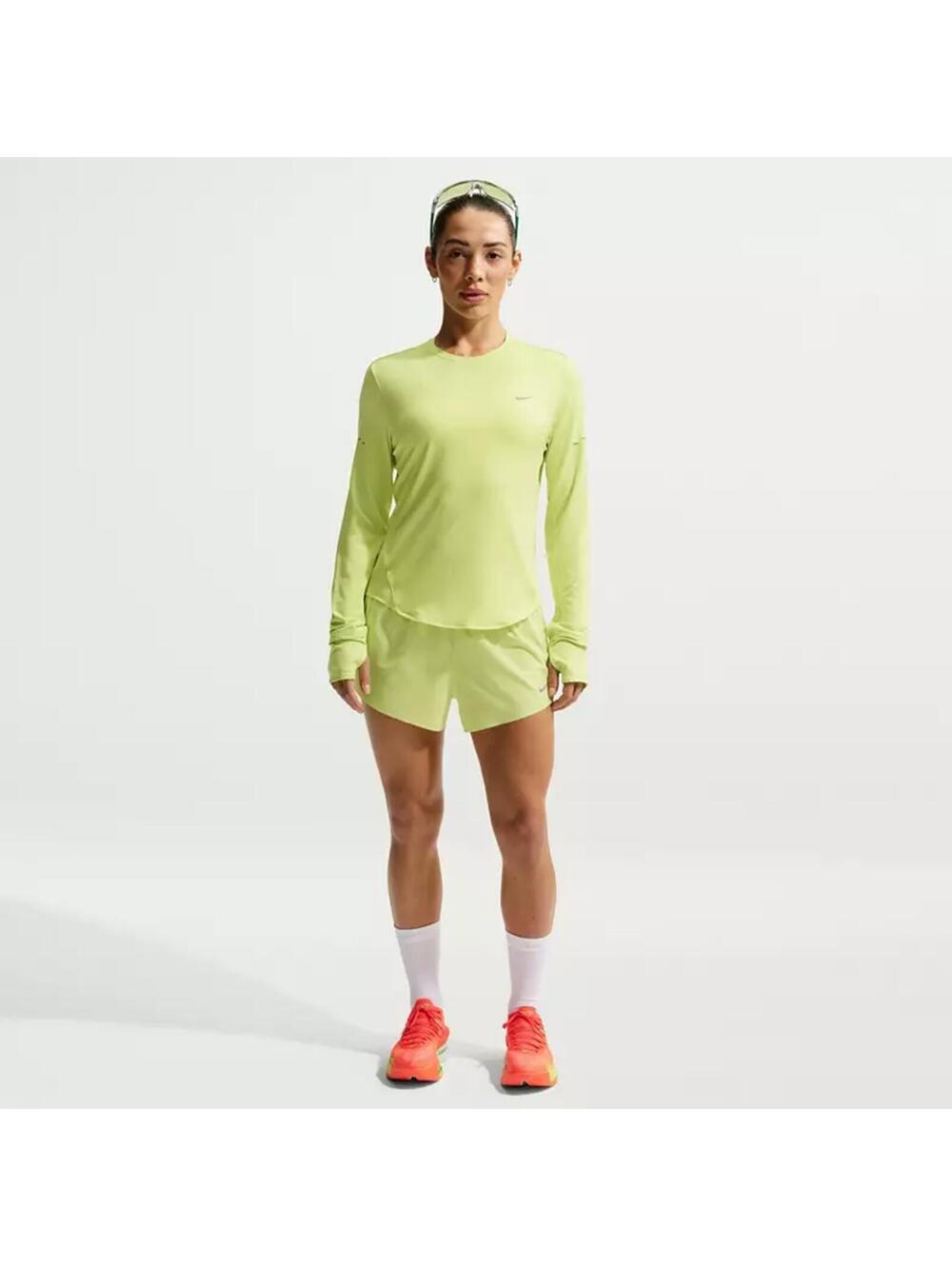 NWT New Nike Women's Swift Dri-FIT 2.5" Brief-Lined Running Shorts - Large